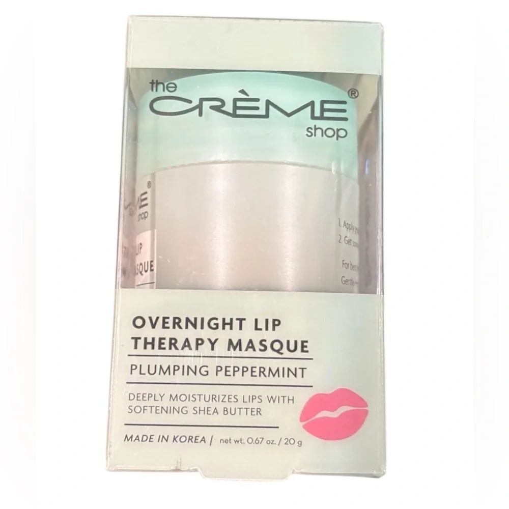 The Crème Shop Overnight Lip Therapy Collagen + Mint